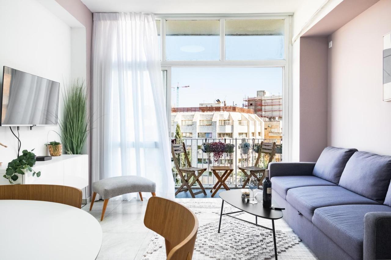 Modern Bright, Near Mahane Yehuda Market, Balcony เยรูซาเลม ภายนอก รูปภาพ
